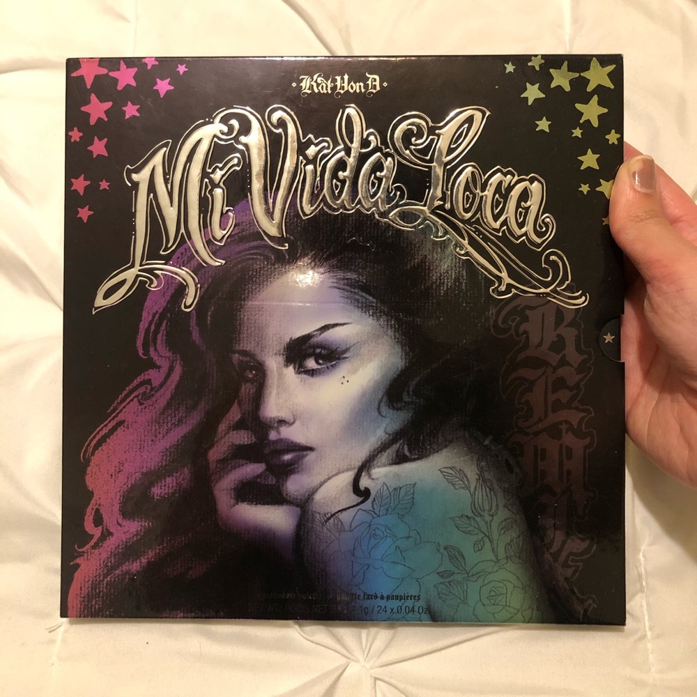 Kat Von D Mi Vida Loca Remix palette used